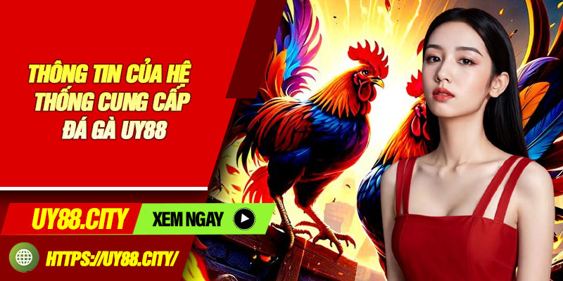 Thông Tin Của Hệ Thống Cung Cấp Đá Gà Uy88